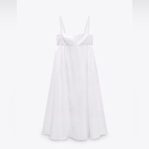ZARA Voluminous Midi Dress